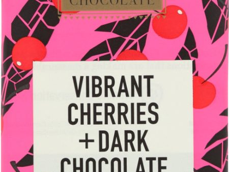 ENDANGERED SPECIES: Vibrant Cherries Dark Chocolate, 3 oz For Sale