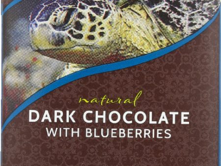 ENDASPECIESNGERED: Natural Dark Chocolate Bar with Blueberries, 3 Oz For Sale