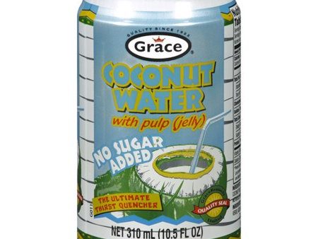 GRACE CARIBBEAN: Coconut Water with Pulp Sugar Free 100% Natural, 10.5 oz on Sale