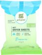 GRABGREEN: Wet Dryer Sheets Fragrance Free 64 Loads, 8.64 oz Online now