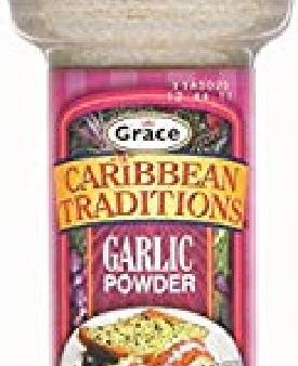 GRACE CARIBBEAN: Garlic Powder, 4.06 oz Online Hot Sale