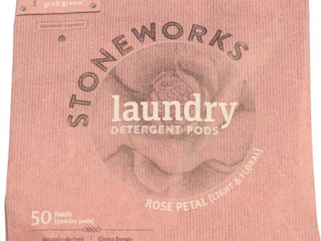 GRABGREEN: Stoneworks Laundry Detergent Rose Petal, 1.65 lb Online now