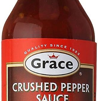 GRACE CARIBBEAN: Crushed Pepper Sauce Spicy, 4.8 oz Hot on Sale