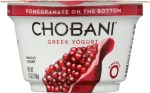 CHOBANI: Greek Yogurt Pomegranate on the Bottom Non-Fat, 5.3 oz Supply