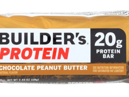 CLIF: Builder Protein Bar Chocolate Peanut Butter, 2.4 oz Sale