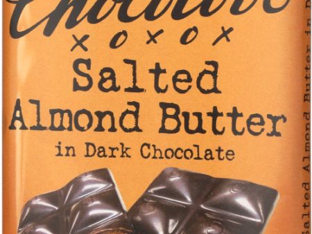 CHOCOLOVE: Dark Chocolate Bar Almond Butter, 3.2 oz Online Hot Sale