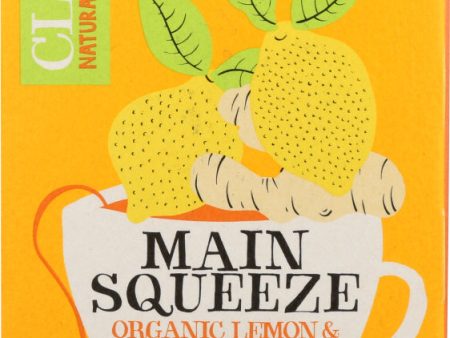 CLIPPER: Organic Main Squeeze Tea, 1.76 oz Hot on Sale