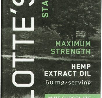 CHARLOTTES WEB: Maximum Strength Hemp Extract Oil Mint Chocolate, 1 oz Discount