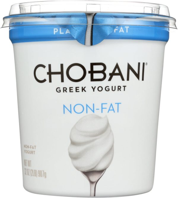 CHOBANI:Greek Yogurt Non-Fat Plain, 32 oz For Cheap