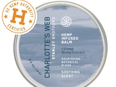 CHARLOTTES WEB: Hemp Infused Balm Soothing Scent, 0.5 oz Supply