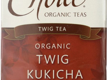 CHOICE TEA: Organic Twig Tea, 16 bg For Cheap