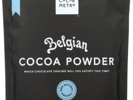 COCOA METRO: Powder Cocoa Belgian Organic, 10 oz For Cheap