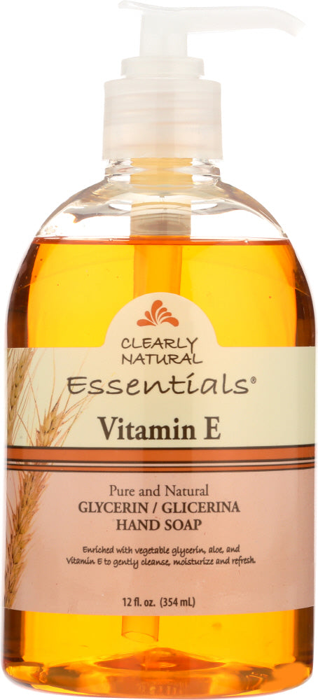 CLEARLY NATURAL: Essentials Vitamin E Glycerine Hand Soap, 12 Oz For Cheap