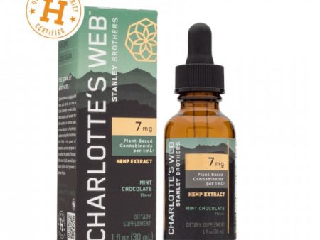 CHARLOTTES WEB: Mint Chocolate Hemp Oil Extract Full Strength, 1 oz Hot on Sale