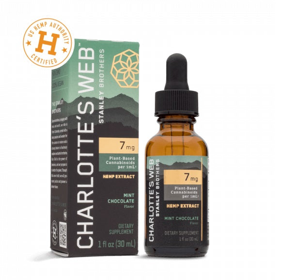 CHARLOTTES WEB: Mint Chocolate Hemp Oil Extract Full Strength, 1 oz Hot on Sale