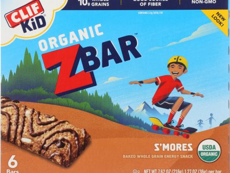 CLIF KID: Zbar Smores 6 pk, 7.62 oz Fashion