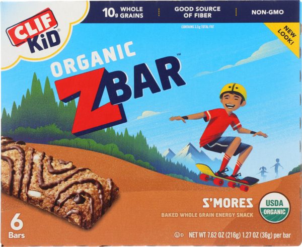 CLIF KID: Zbar Smores 6 pk, 7.62 oz Fashion