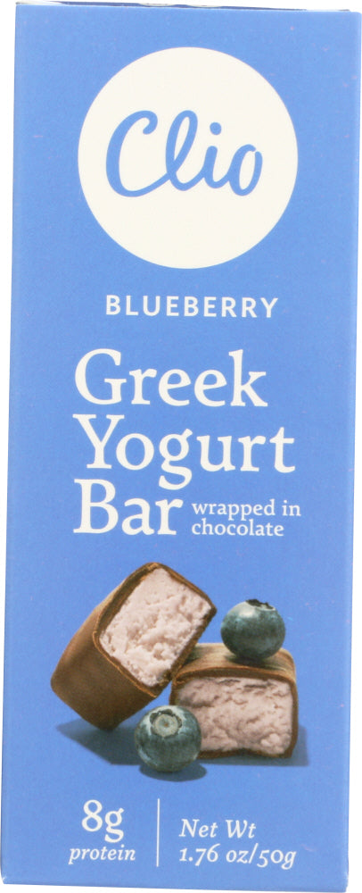 CLIO: Blueberry Greek Yogurt Bar, 1.76 oz Hot on Sale