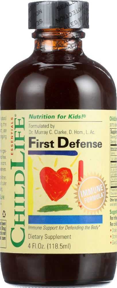 CHILDLIFE ESSENTIALS: First Defense Immune Formula, 4 oz Online Hot Sale