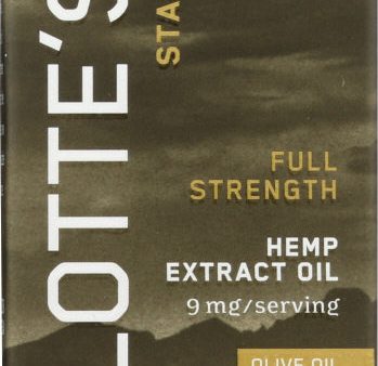 CHARLOTTES WEB: Oil Olive Full Strength, 1 oz For Discount