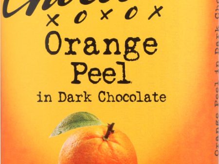 CHOCOLOVE: Orange Peel In Dark Chocolate Bar, 3.2 oz Online