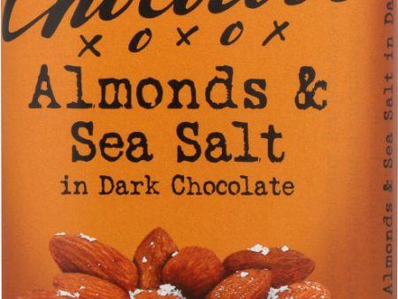 CHOCOLOVE: Almonds & Sea Salt in Dark Chocolate, 3.2 oz Online now