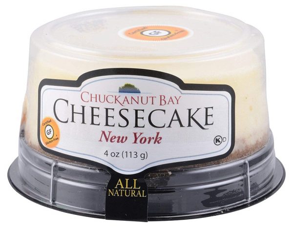 CHUCKANUT: Cheesecake New York Gluten Free Single Serve, 4 oz Online