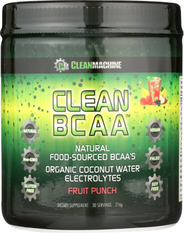 CLEAN MACHINE: Clean Bcaa Fruit Punch, 10 oz Fashion