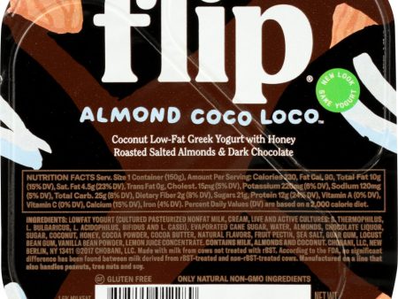 CHOBANI: Yogurt Flip Almond Coco Loco, 5.3 oz Cheap