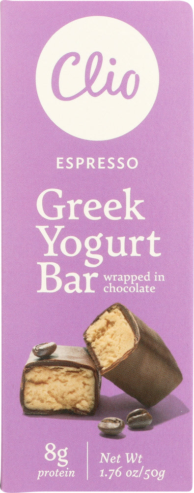 CLIO: Espresso Greek Yogurt Bar, 1.76 oz For Cheap