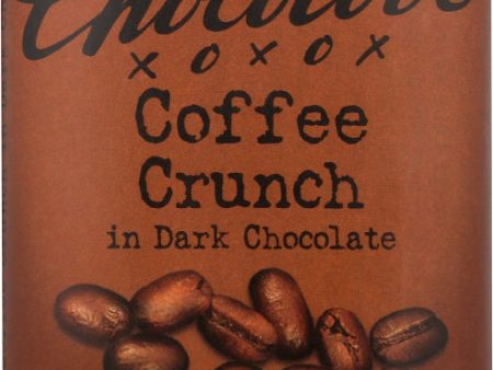 CHOCOLOVE: Dark Chocolate Bar Coffee Crunch, 3.2 oz Sale