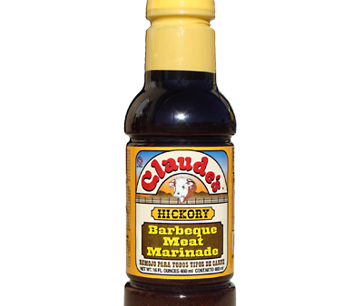 CLAUDES: Marinade Hickory Meat, 16 oz Hot on Sale