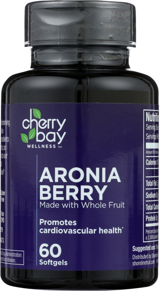 CHERRY BAY WELLNESS: Aronia Berry Supplement Softgel, 60 sg Sale