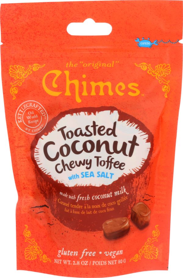 CHIMES: TOASTED COCONUT TOFFEE SEA SALT (2.800 OZ) Online now