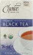 CHOICE TEA: Organic Black Tea, 80 bg Hot on Sale