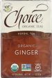 CHOICE TEA: Herbal Ginger Tea, 16 bg Online now