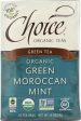 CHOICE TEA: Organic Green Moroccan Mint Tea, 16 bg Online Hot Sale