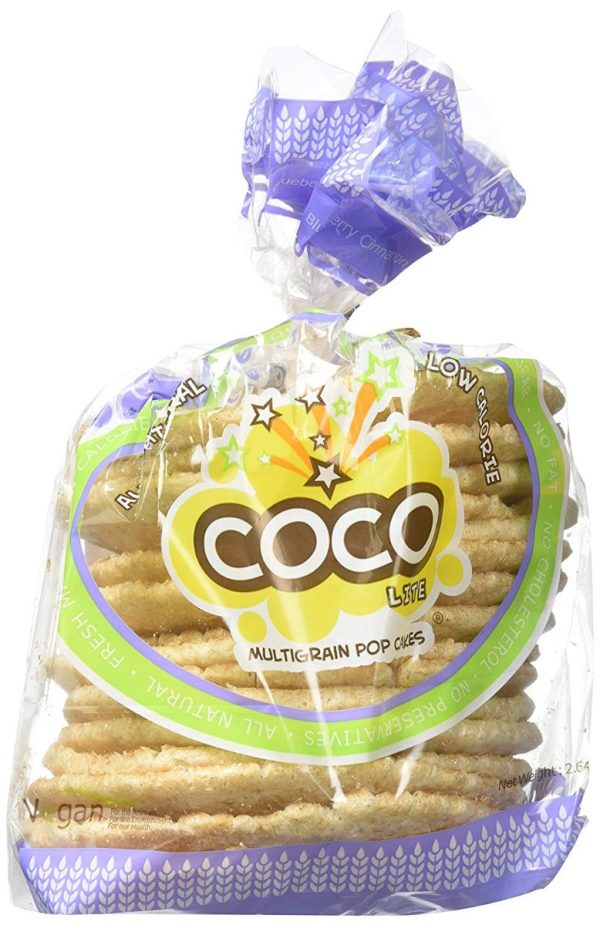 COCO LITE: Pop Cake Multigrain Blueberry Cinnamon, 2.64 oz Discount