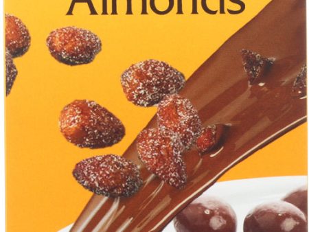 CHOVOLOVE: Milk Chocolate Covered Honey Roasted Almonds, 3 oz Online now