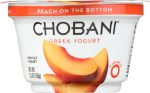 CHOBANI: Greek Yogurt Peach on the Bottom Non-Fat, 5.3 oz Cheap