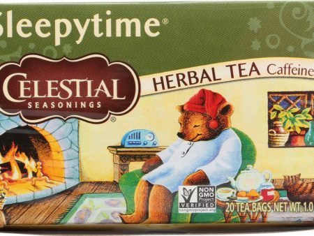 CELESTIAL SEASONINGS: Sleepytime Herbal Tea Caffeine Free 20 Tea Bag, 1 oz Online Sale