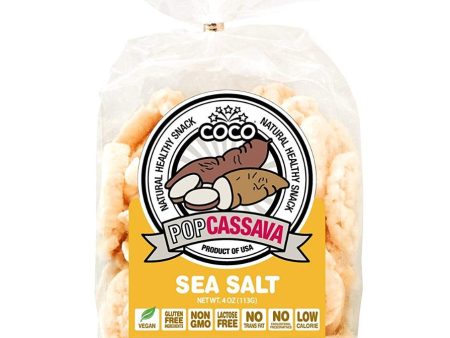 COCO LITE: Pop Cassava Sea Salt, 4 oz Fashion