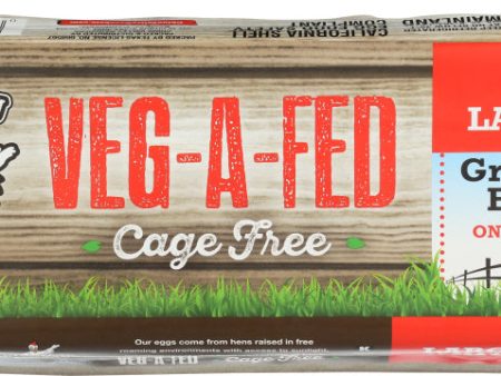 CHINO VALLEY: Veg-A-Fed Large White Eggs, 1 dz Discount