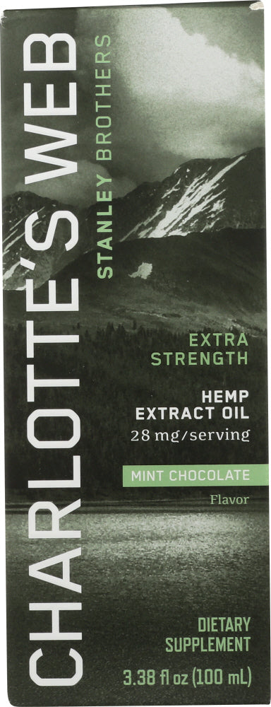 CHARLOTTES WEB: Oil Mint Choc Extra Strength, 3.38 oz Hot on Sale