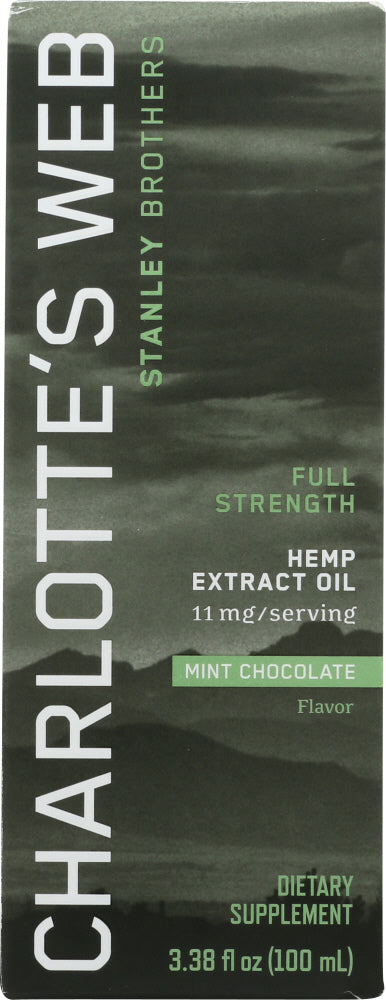 CHARLOTTES WEB: Hemp Extract Oil Mint Chocolate Full Strength, 3.38 oz Discount