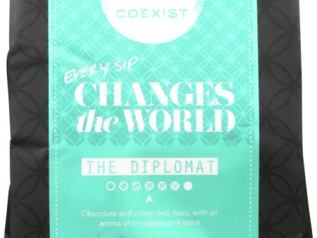 COEXIST: Diplomat Ground Coffee, 10 oz For Discount