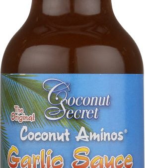 COCONUT SECRET: The Original Coconut Aminos Sauce Garlic, 10 oz Supply