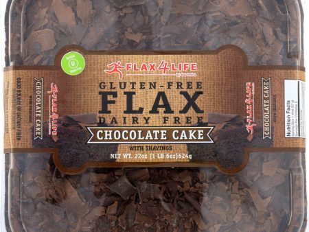 FLAX4LIFE: Cake Chocolate With Shavings, 22 oz Hot on Sale