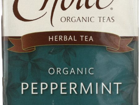 CHOICE TEA: Organic Peppermint Tea, 16 bg For Sale