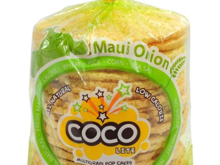 COCO LITE: Maui Onion Multigrain Pop Cakes, 2.64 oz Hot on Sale